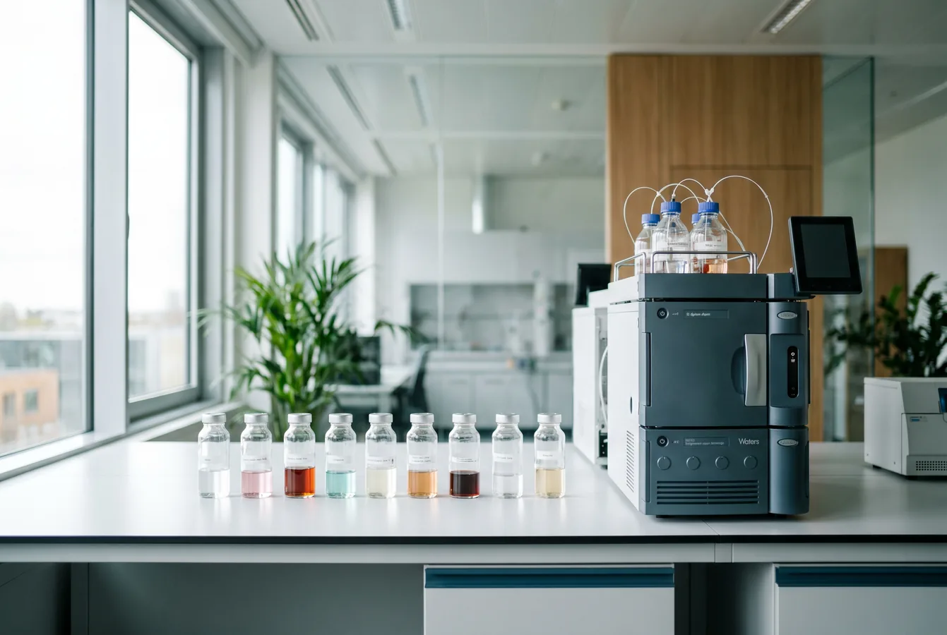 Laboratorio VYAL: análisis de péptidos de investigación por HPLC