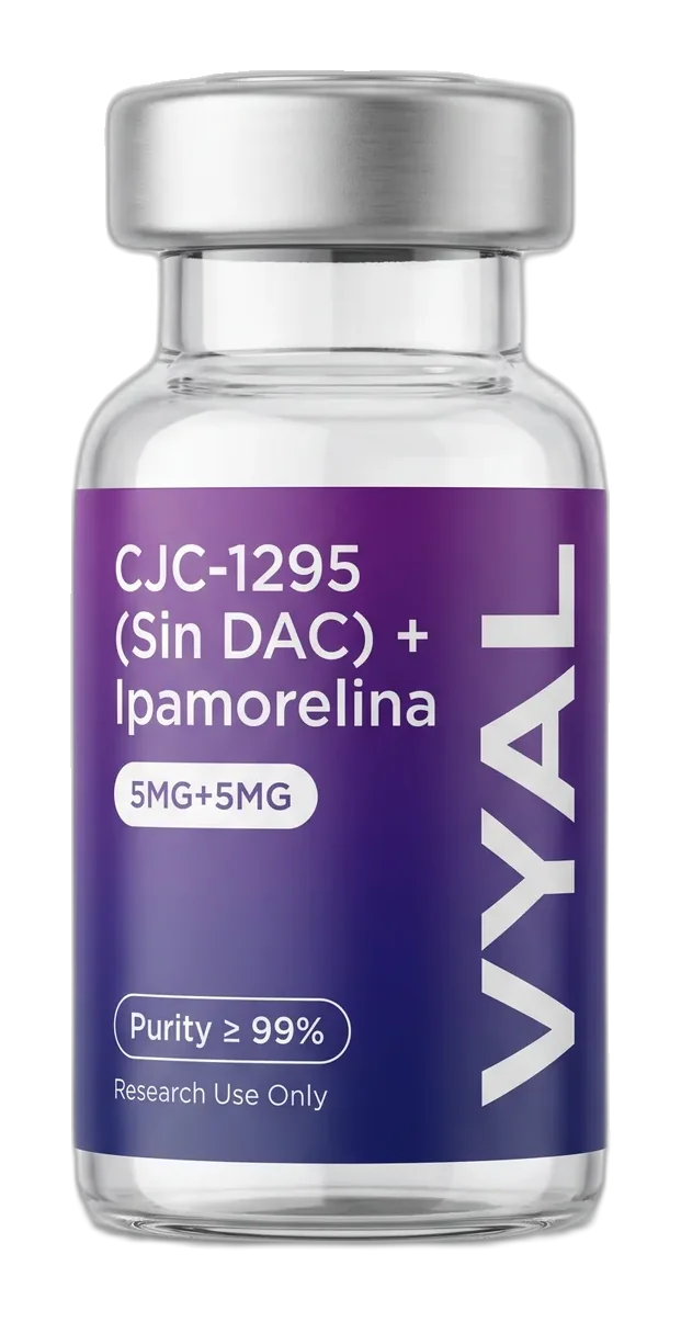Vial CJC-1295 (Sin DAC) + Ipamorelina 5 mg + 5 mg VYAL